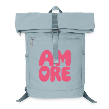 Amore Heart Pink - Laptop Backpack - ice blue - Front