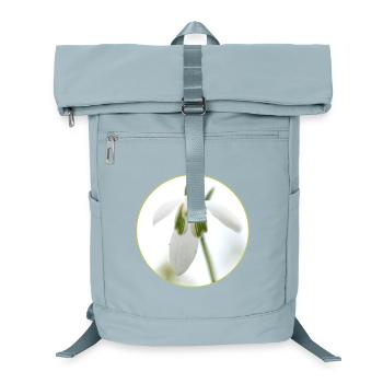 Snowdrop Blossom White Blossom Spring - Laptop Backpack - ice blue - Front