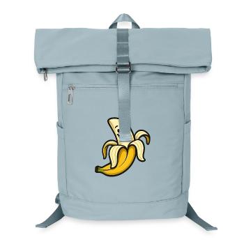 Lustige Lächelnde Banane - Laptop-Rucksack  - Eisblau - Vorne