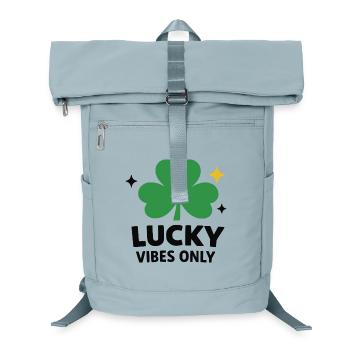 Lucky Vibes Only - Laptop Backpack - ice blue - Front