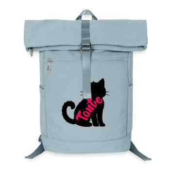 Cat Aunt - Laptop Backpack - ice blue - Front