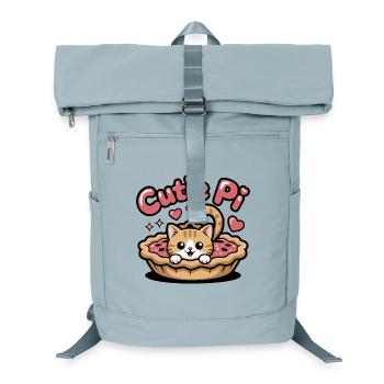 Cutie Pi Cat - Laptop Backpack - ice blue - Front