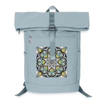 Mandala du printemps - Sac à dos ordinateur - bleu glacier - Devant
