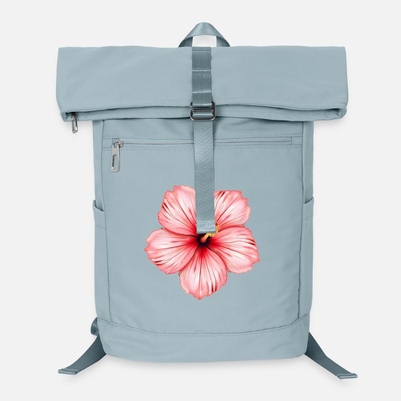 Hibiscus Flower Laptop Backpack