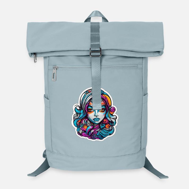 Déesse Chromatique Masquée Sac à dos ordinateur