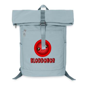 Blood donor - Laptop Backpack - ice blue - Front