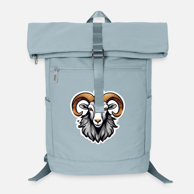 Bélier graphique audacieux Sac à dos ordinateur