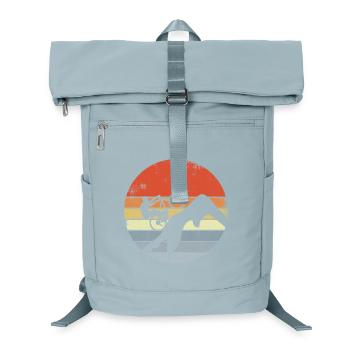 Dessin vintage de VTT - Sac à dos ordinateur - bleu glacier - Devant