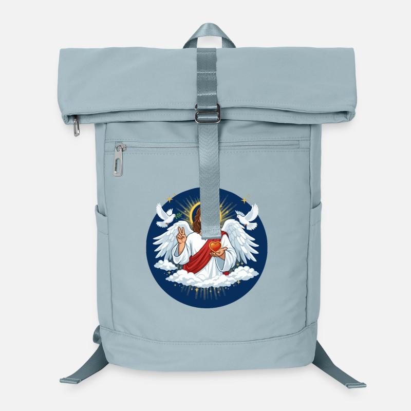 Heavenly Love: Jesus with Heart Laptop Backpack