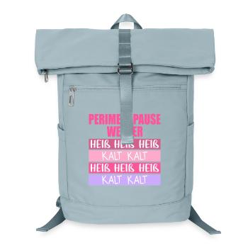 Wechseljahre Perimenopause Hitze - Laptop-Rucksack  - Eisblau - Vorne