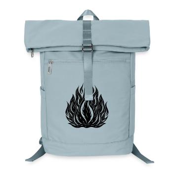 Flammen - Laptop-Rucksack  - Eisblau - Vorne