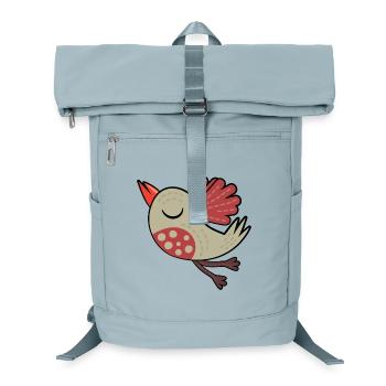 Little Brown Bird - Laptop Backpack - ice blue - Front
