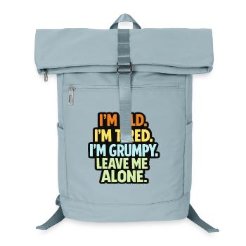 Alt Müde Grummelig – Grummelmodus Lass Mich Allein - Sac à dos ordinateur - bleu glacier - Devant