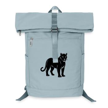 Mountain lion - Laptop Backpack - ice blue - Front