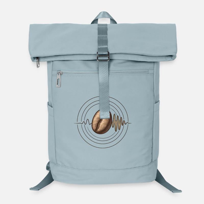 Kaffee-Kern Klangwelle Laptop-Rucksack 