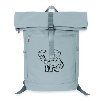 Bébé éléphant - Sac à dos ordinateur - bleu glacier - Devant
