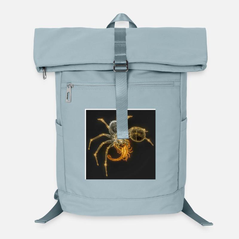 Neon Arachnide Design Laptop Backpack