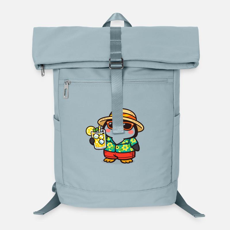 Pinguin Strandabenteuer Hawaii Laptop-Rucksack 