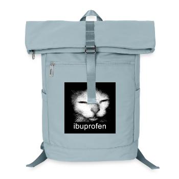 Ibuprofen Cat Shirt | Dark Humor Meme Aesthetic Te - Laptop-Rucksack  - Eisblau - Vorne