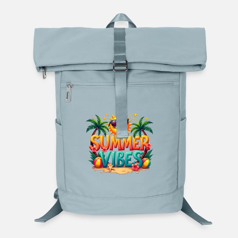 Sommer Vibes: Sonnige Strandlaune Laptop-Rucksack 