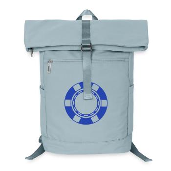 Casino-Münze - Laptop-Rucksack  - Eisblau - Vorne
