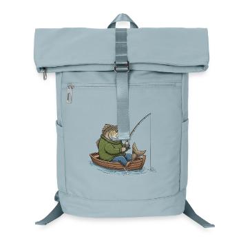 humor fishing Fish Fisherman - Laptop Backpack - ice blue - Front