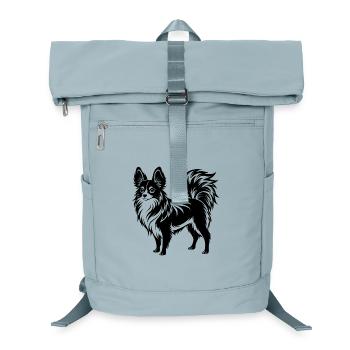Hundefliege - Laptop-Rucksack  - Eisblau - Vorne