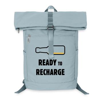 Ready To Recharge (Beer / Beer / POS 2C) - Laptop Backpack - ice blue - Front