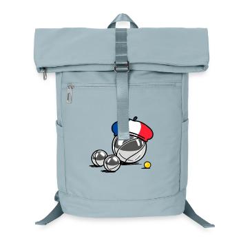 La French Triplette - France pétanque - Sac à dos ordinateur - bleu glacier - Devant