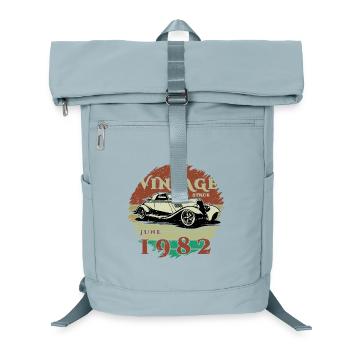 44. Geburtstag - Klassiker - Vintage since 06/1982 - Laptop-Rucksack  - Eisblau - Vorne