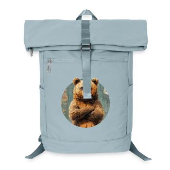 Bärendesign - Laptop-Rucksack  - Eisblau - Vorne