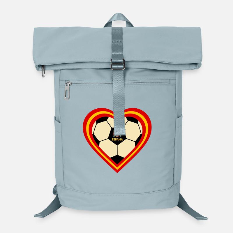 Spanien Fußballherz Laptop-Rucksack 