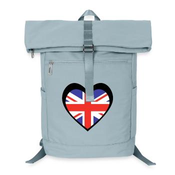 United Kingdom Black Heart – Love for the UK - Sac à dos ordinateur - bleu glacier - Devant