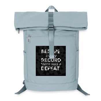 Before any record, defeat - Laptop Backpack - ice blue - Front