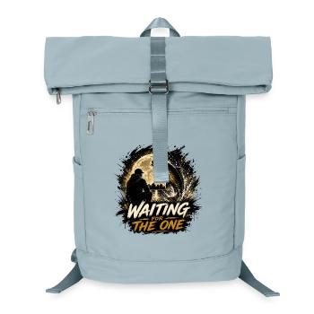 Waiting For The One Carp Fishing Moon Design - Laptop Backpack - ice blue - Front