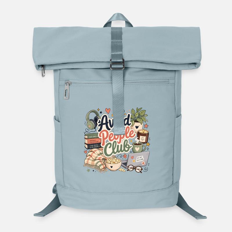 Introvertierter Humor Ruhe statt Menschen Laptop-Rucksack 