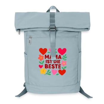 Mom is the best - Laptop Backpack - ice blue - Front