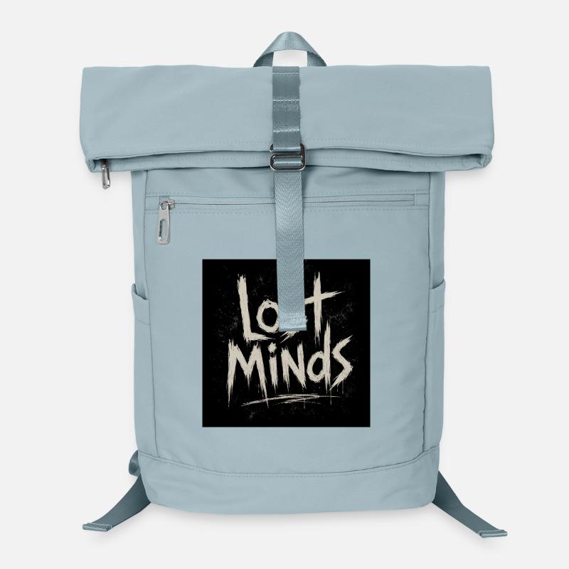Lost Minds Grunge-Buchstaben Laptop-Rucksack 