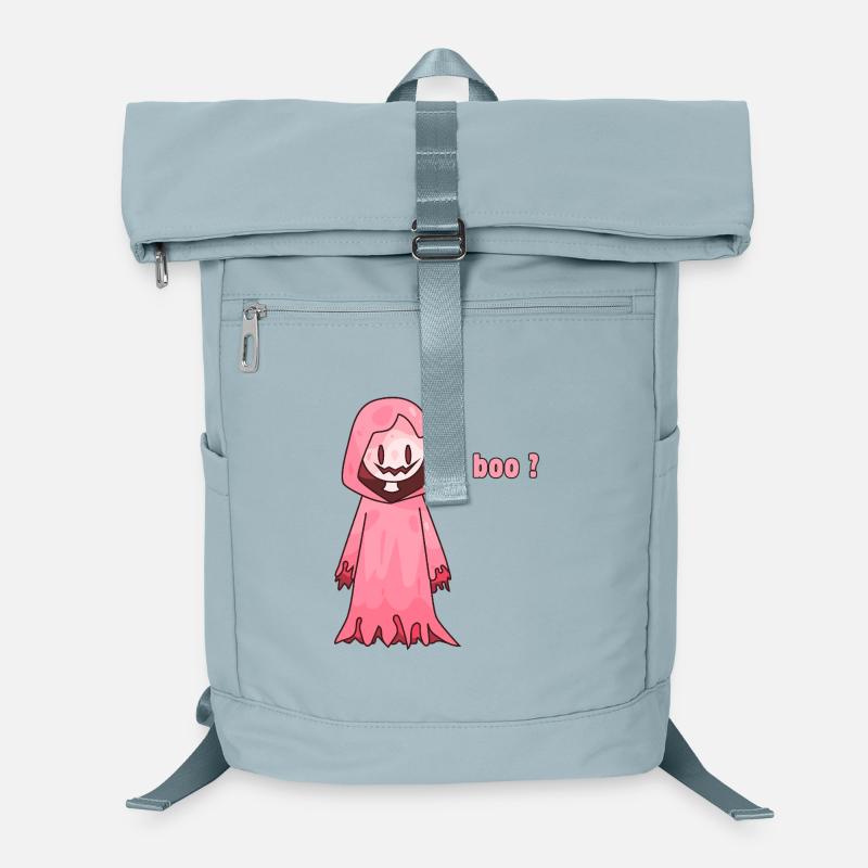 Süßer pinker Halloween-Geist sagt Buh? Laptop-Rucksack 