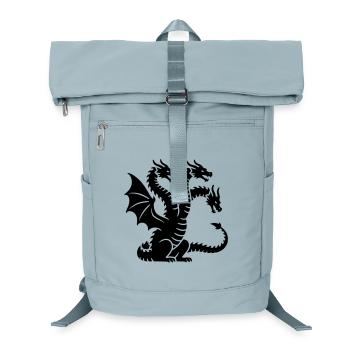 Drache - Laptop-Rucksack  - Eisblau - Vorne