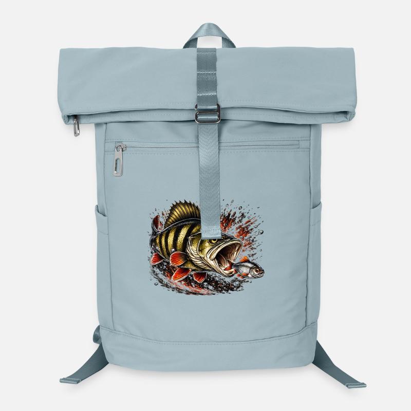 Explosives Barsch-Raubtierfisch-Design Laptop-Rucksack 