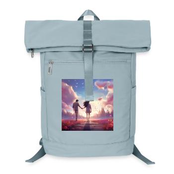 Evening Path of Love - Laptop Backpack - ice blue - Front