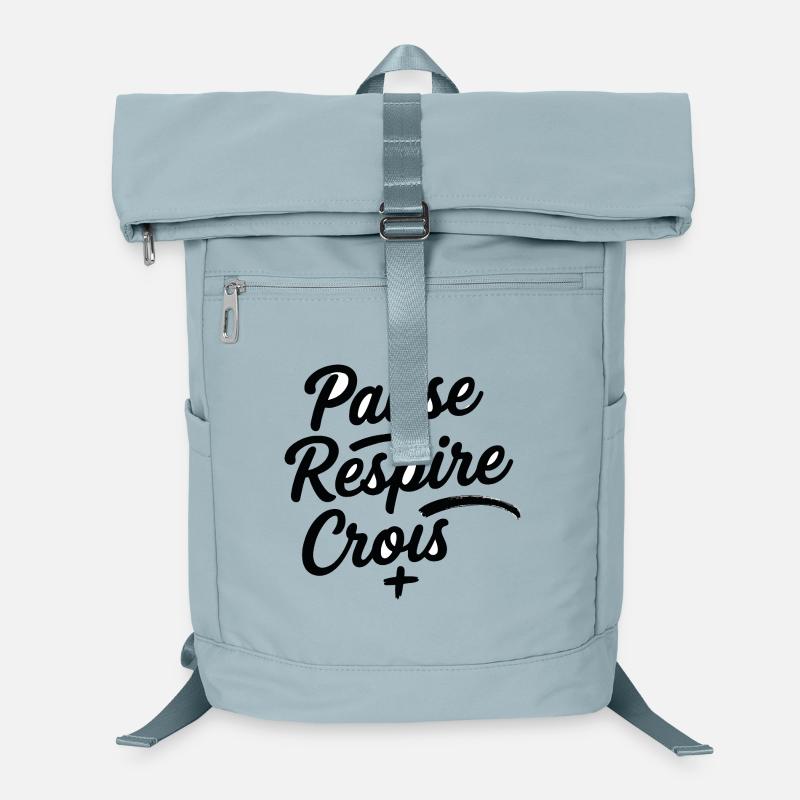 Pause Respire Crois Script Sac à dos ordinateur