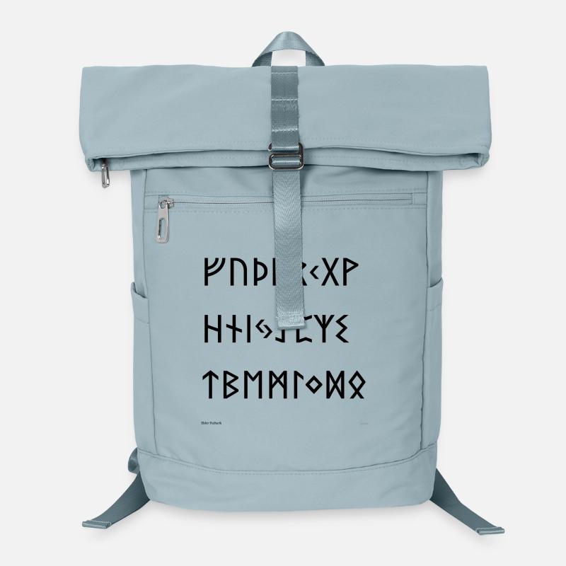 Elder Futhark (schwarz) Laptop-Rucksack 