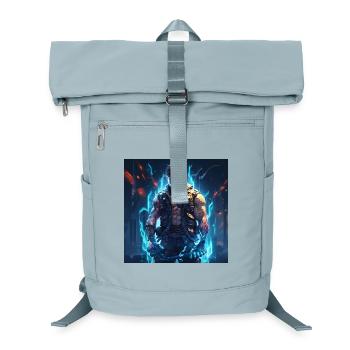 Nebula Ranger Neon Warrior - Laptop Backpack - ice blue - Front