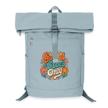 Le seul Retro Floral de Good Vibe - Sac à dos ordinateur - bleu glacier - Devant