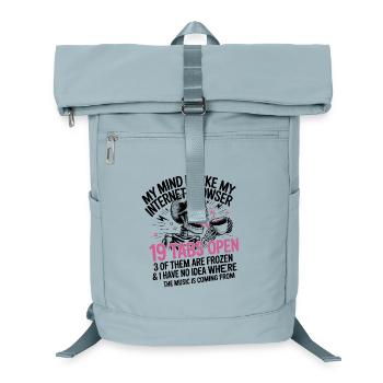 19 Tabs Open my brain like internet browser - Laptop-Rucksack  - Eisblau - Vorne