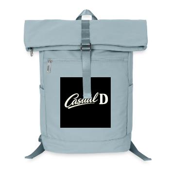 Casual D Vintage Script - Laptop Backpack - ice blue - Front
