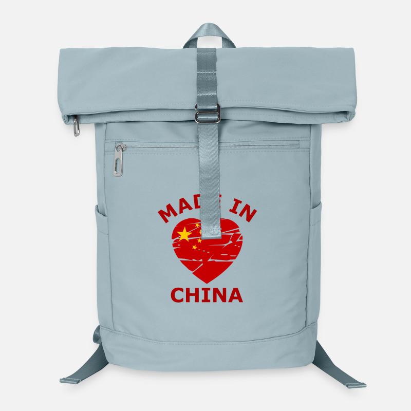 Red Heart Made in China Laptop Backpack