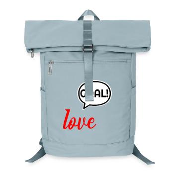 But de football d’amour - Sac à dos ordinateur - bleu glacier - Devant